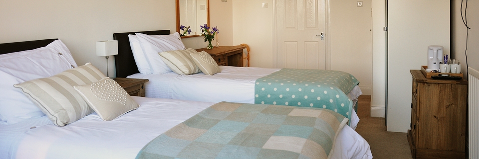 The Marden bedroom at The Old Granary, Alnmouth