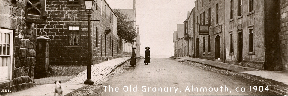 The Old Granary and The Schooner Inn, Northumberland Street, Alnmouth 1904