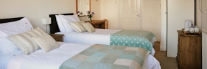 A bedroom at The Old Granary, Alnmouth
