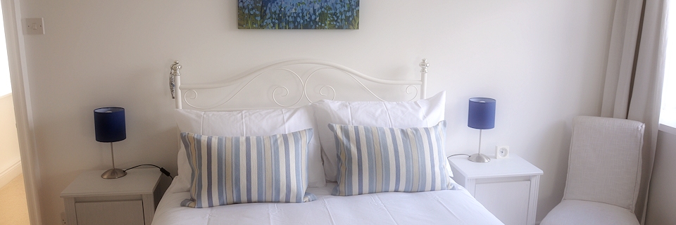 The Seaton bedroom at The Old Granary, Alnmouth
